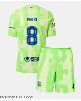 Barcelona Pedri Gonzalez #8 Echipament de Fotbal Replică 2024-25 Copii Treilea (+ Șorturi)